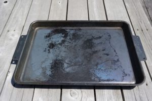 グリルプレート黒皮鉄板