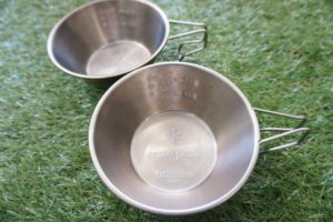 チタンシェラカップ＆スタッキングマグ雪峰