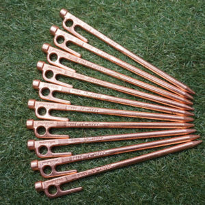 ソリッドステーク20ブロンズ　10本セット 