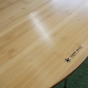 フォールディングテーブルオーバル竹 