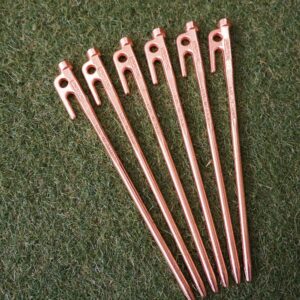 ソリッドステーク30ブロンズ　6本セット