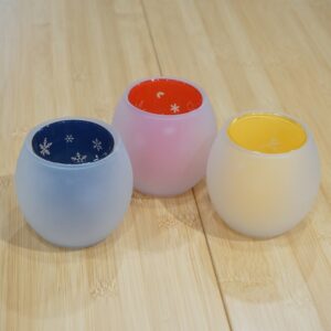 キャンドルホルダー3色セット