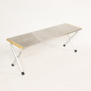 フォールディングシェルフメタルトップロング竹