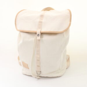 キャンパスバックパック　ホワイト