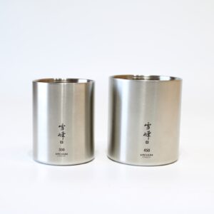 真空雪峰スタッキングマグ 300/450 マット セット