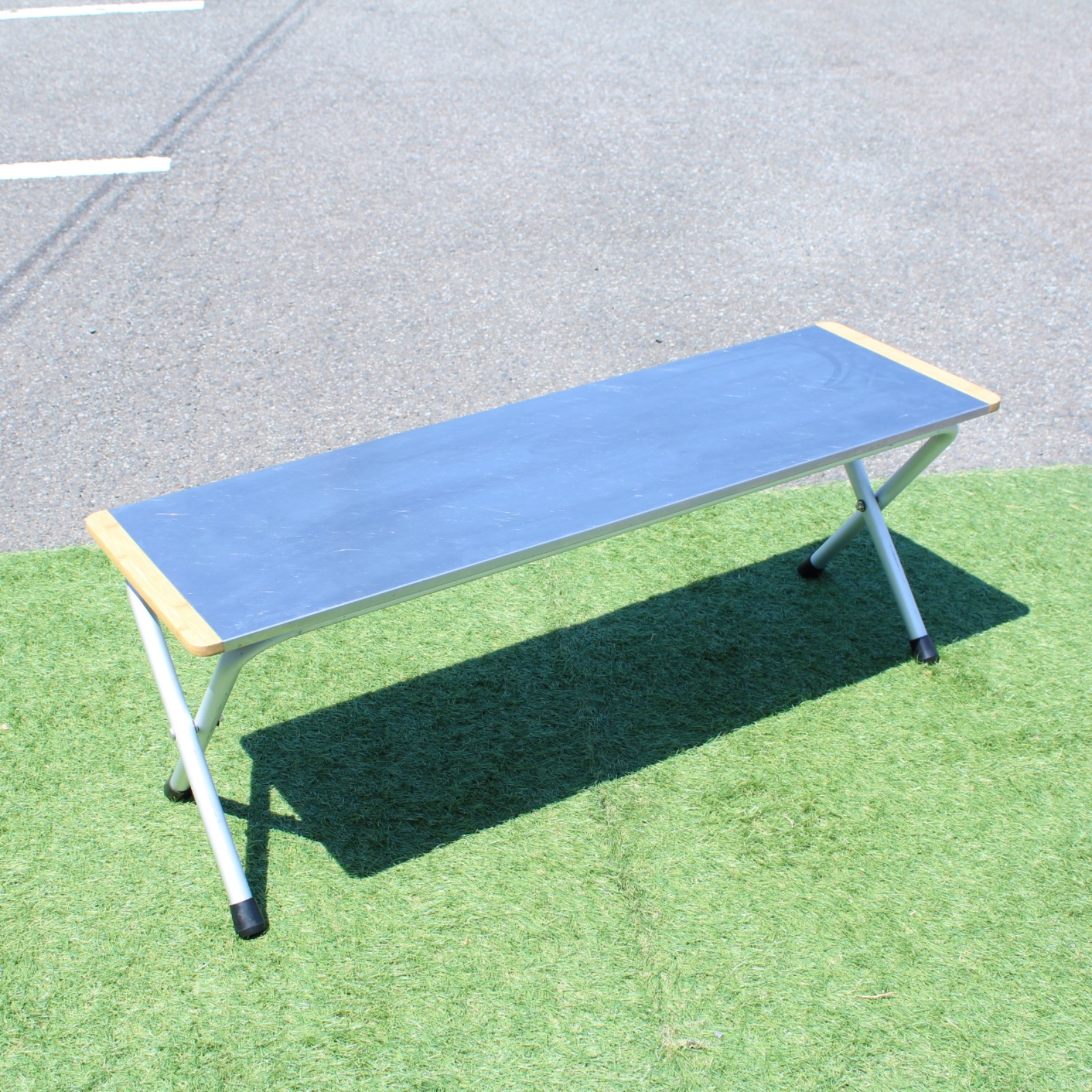 フォールディングシェルフメタルトップロング