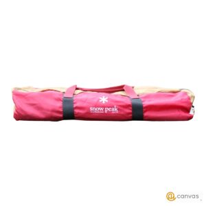 スノーピーク HDタープ レクタ(M)　旧カラー TP-741 C：ダメージ中  2012年 ベージュ×グレー タープ