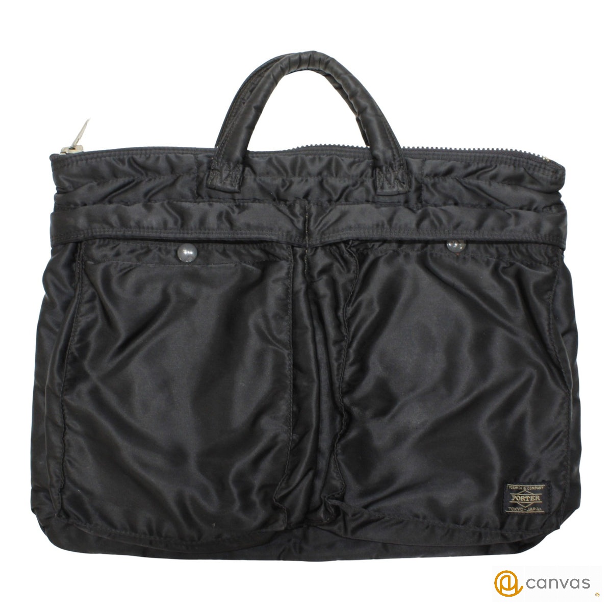 ポーター TANKER タンカー　ブリーフケース  B：ダメージ小  ブラック バッグ・リュック メンズ