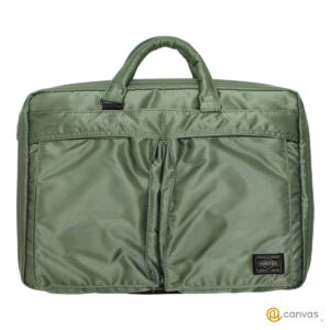 ポーター PX TANKER OPERATOR BAG 13/ブリーフケース 376-26815 A：美品  セージグリーン バッグ・リュック ユニセックス