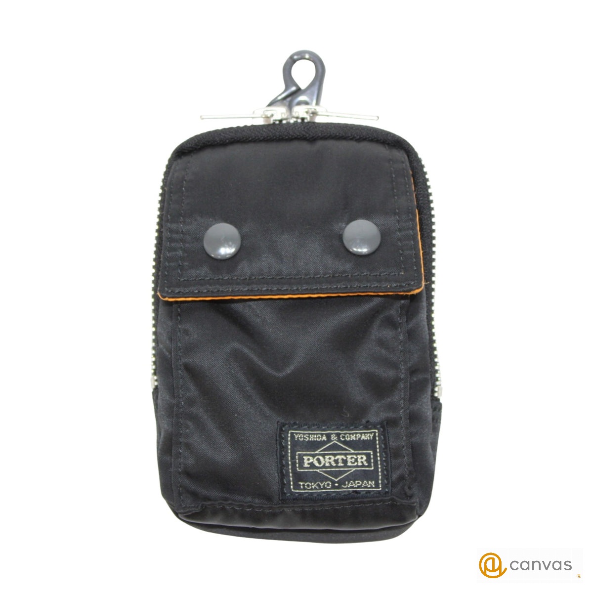 ポーター TANKERタンカー POUCH 622-69155 A：美品  ブラック バッグ・リュック