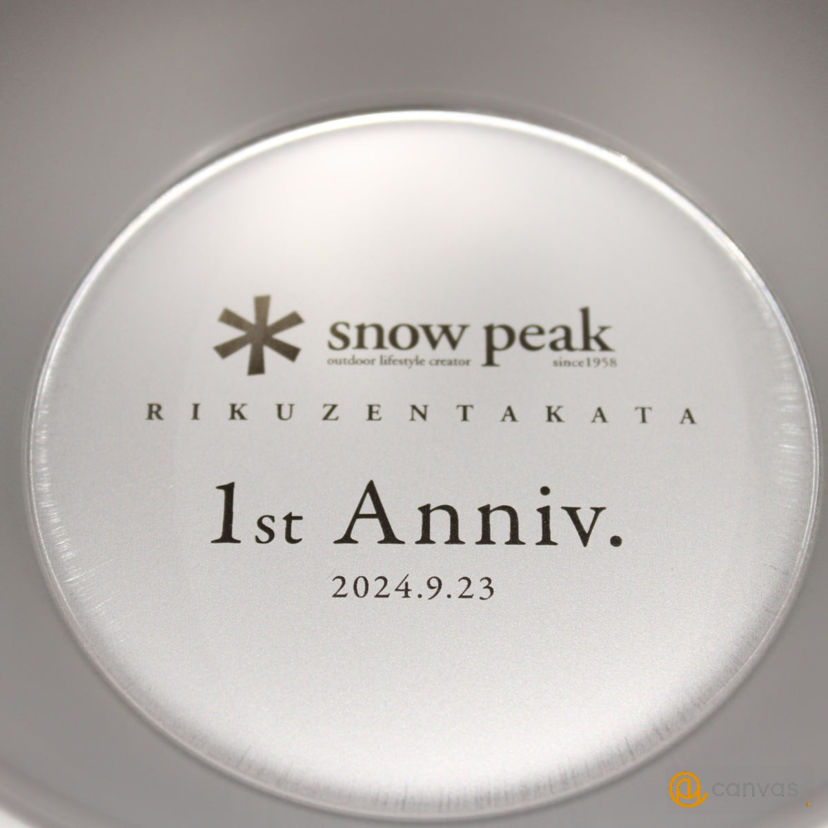 スノーピーク シェラカップ　陸前高田CF1周年 E-103 S：未使用品  テーブルウェア