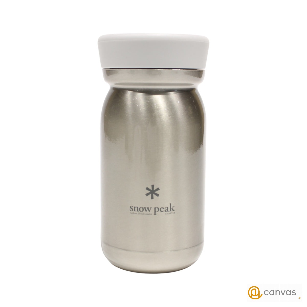 スノーピーク ステンレス真空ボトルタイプM350クリア TW-351CL S:未使用品 テーブルウェア