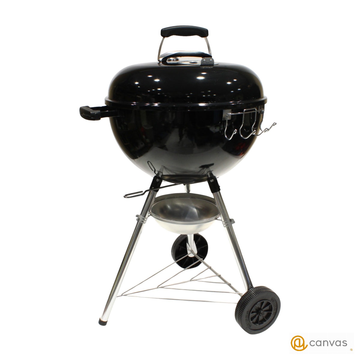 ウェーバー オリジナルケトル チャコールグリル47cm / 温度計付 #1241308 A：美品  ヒーティング