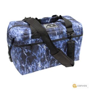 エーオークーラー クーラーバッグ 36パックキャンバス  B：ダメージ小  ブルーフィン クーラーボックス