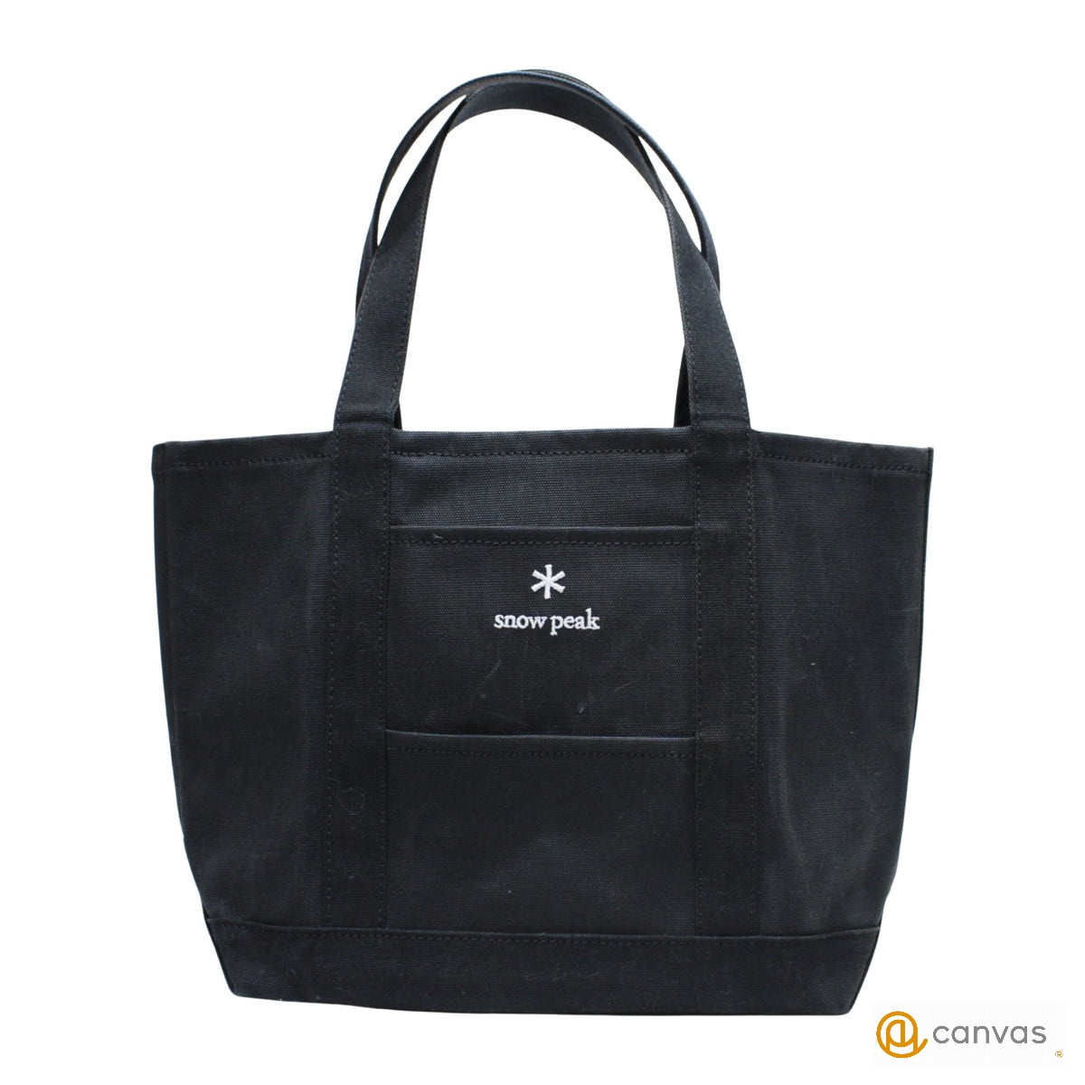 スノーピーク Canvas NOASOBI Tote Bag M オンライン限定 EC-AC-20SU002BK B：ダメージ小  Black バッグ・リュック 限定品