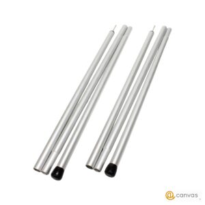 スノーピーク アルミポール170cm　2本セット（旧パッケージ） TP-22 SA：新品同様  テントペグ・ハンマー・ロープ・ポール